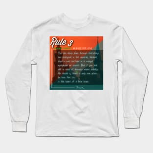 40 RULES OF LOVE - 3 Long Sleeve T-Shirt